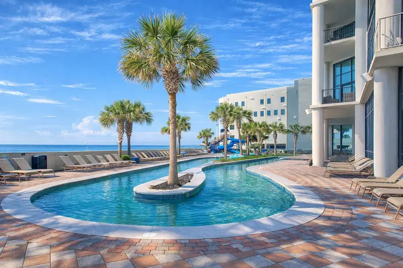 The Oasis resort pool and lazy river