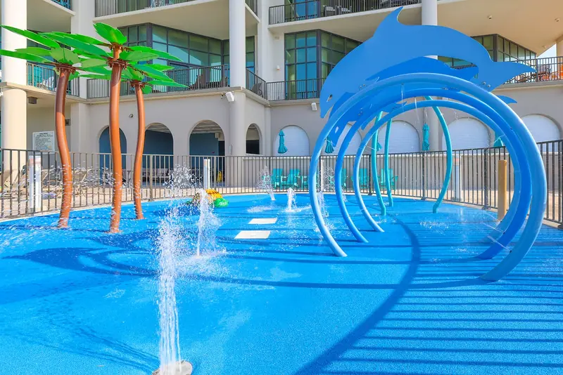 Kids' splash pad, Oasis Unit 2201